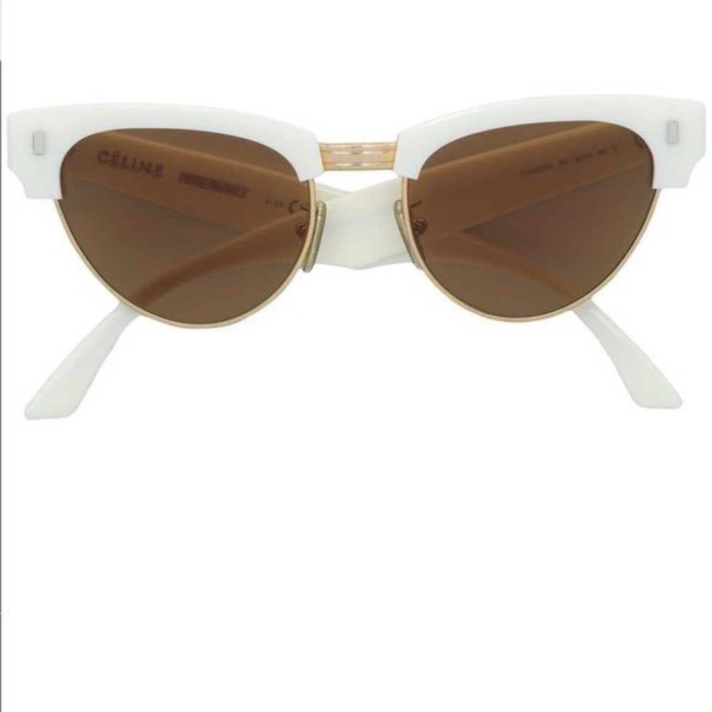 Celine CL40059 white sunglasses